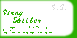 virag spiller business card